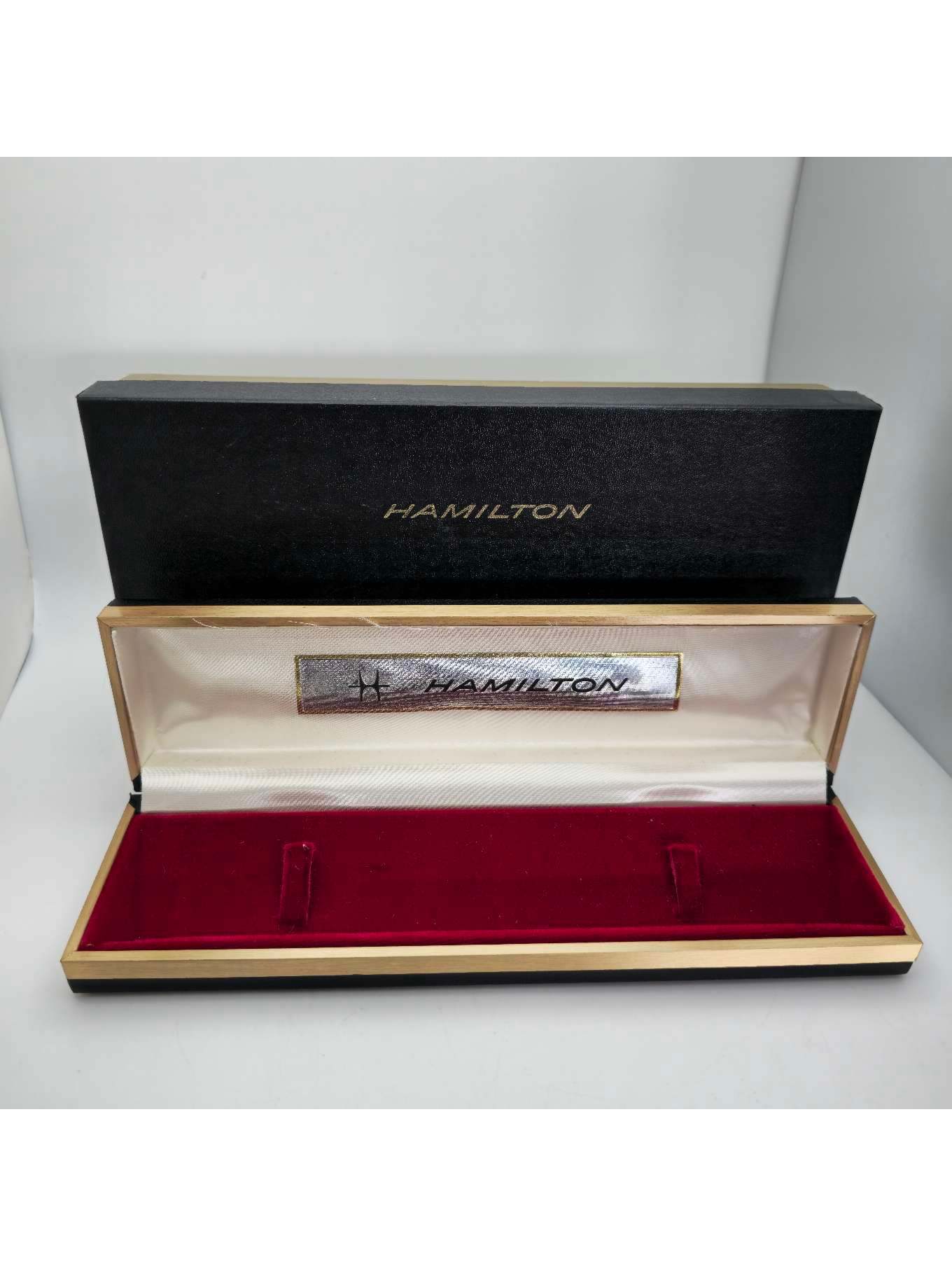 Vintage Mens Hamilton Watch Box 1970s Outer Box Included